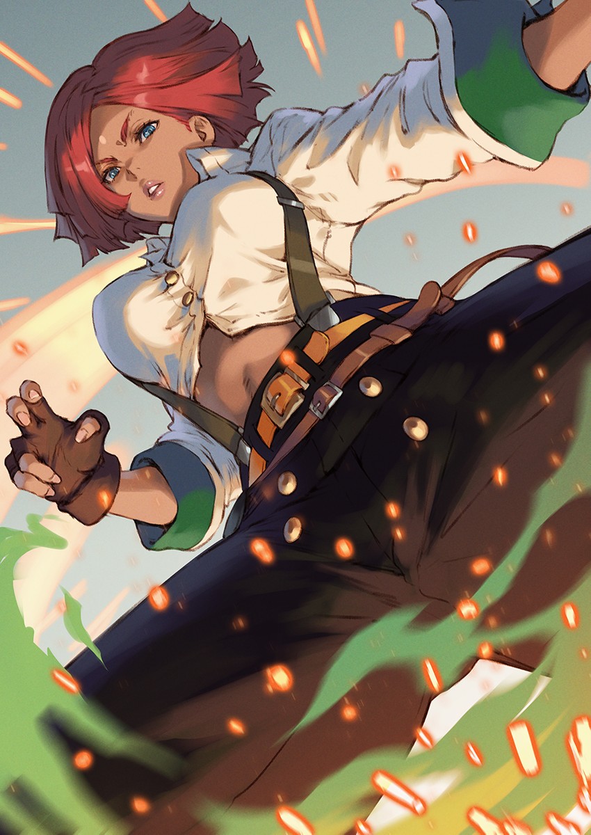 giovanna (guilty gear and 1 more) drawn by makimura_shunsuke