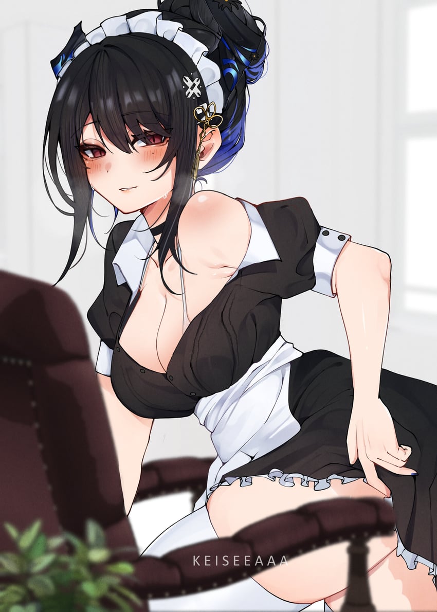 nerissa ravencroft (hololive and 1 more) drawn by keisea