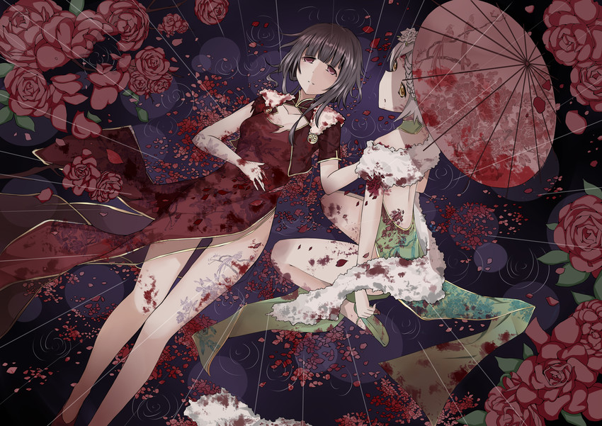 yat sen, chongqing, and aurora (warship girls r) drawn by anotoki_ashi