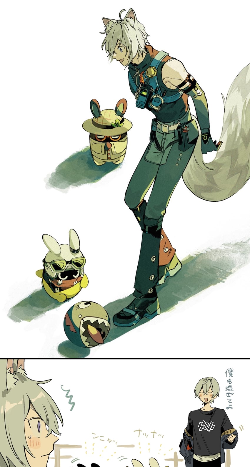 wise, seth lowell, rocketboo, and exploreboo (zenless zone zero) drawn by mwgleiftbf25616