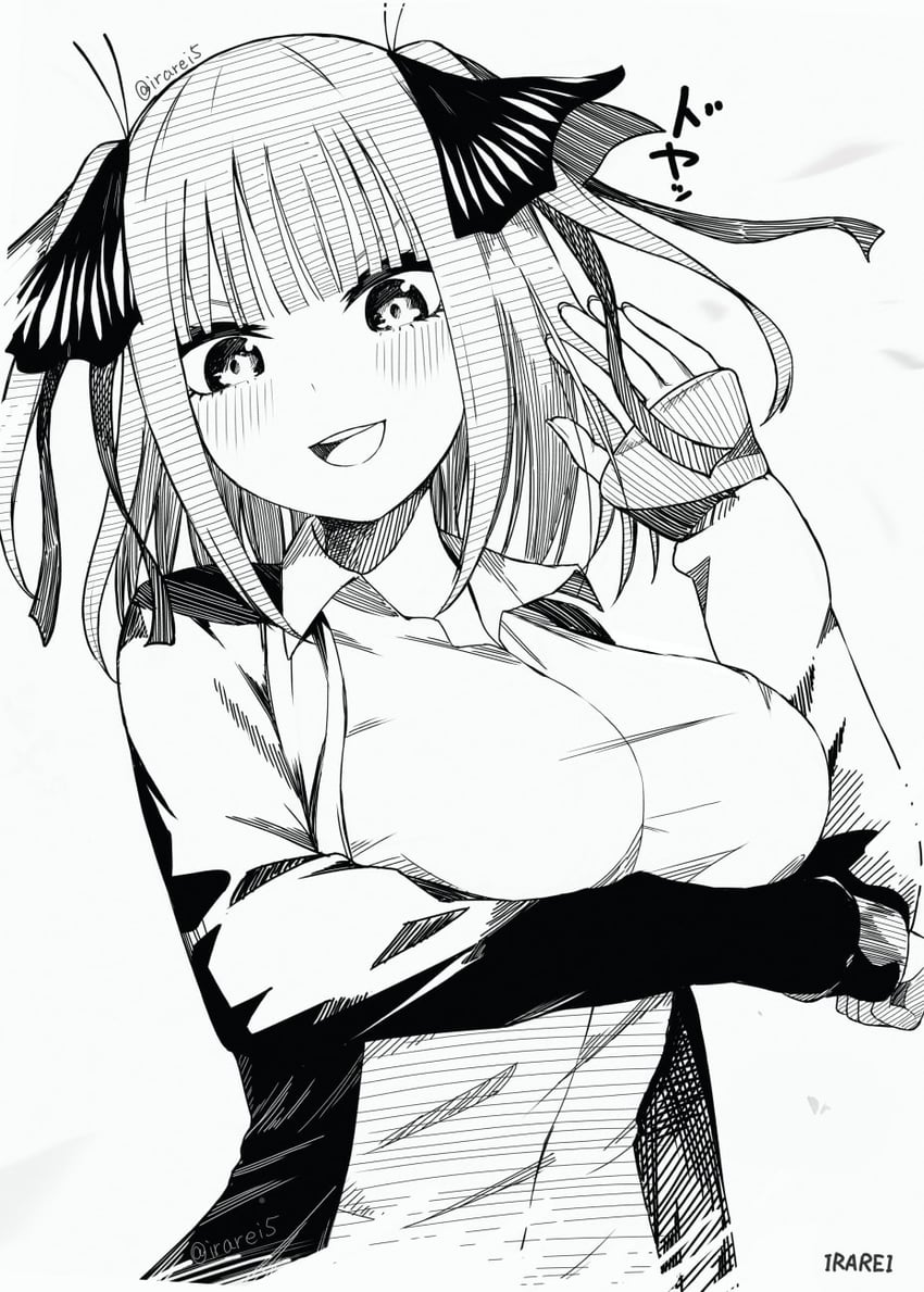 nakano nino (go-toubun no hanayome) drawn by irarei_(araisanblog)