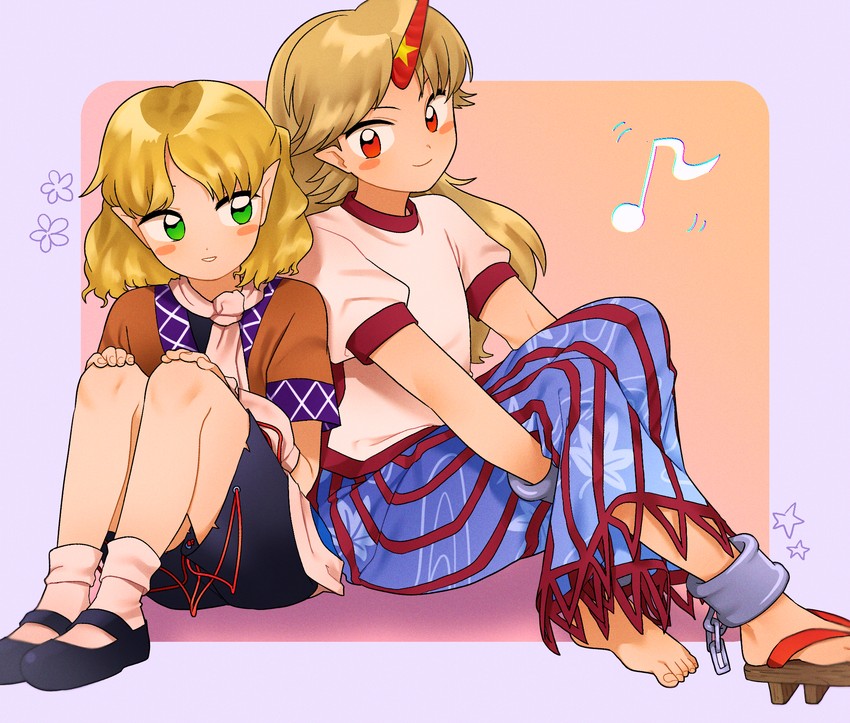 mizuhashi parsee and hoshiguma yuugi (touhou) drawn by sibata_maru