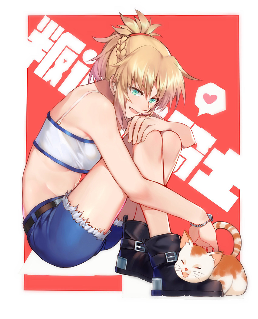 mordred (fate and 1 more) drawn by yorukun
