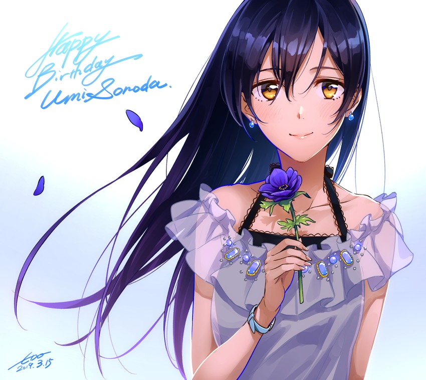 sonoda umi (love live! and 2 more) drawn by wedo