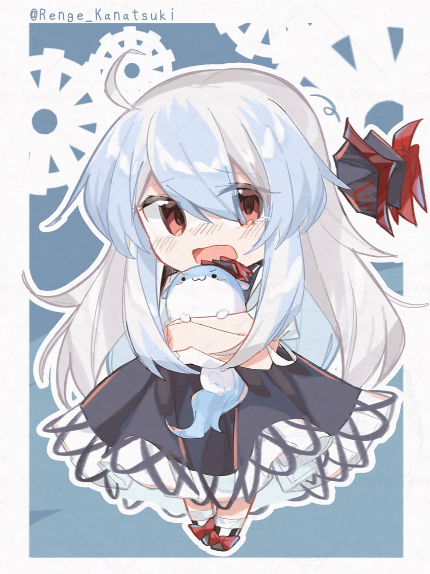 kamishirasawa keine (touhou and 1 more) drawn by renge_kanatsuki