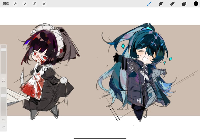 hong lu and ryoshu (project moon and 1 more) drawn by jingshenhuanghu