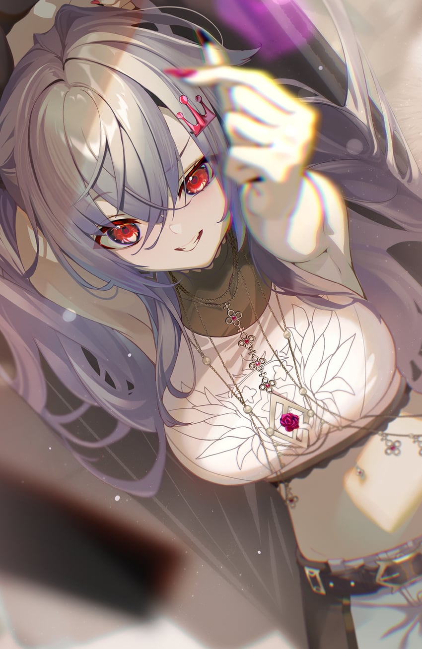 isaki riona (hololive and 1 more) drawn by pondel