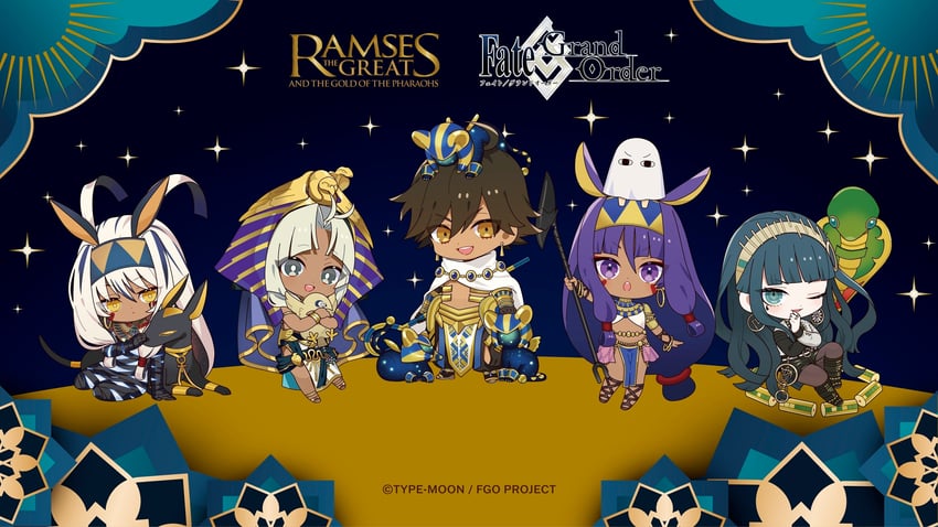 nitocris, medjed, ozymandias, cleopatra, nitocris alter, and 1 more (fate and 1 more) drawn by koyori_tsuda