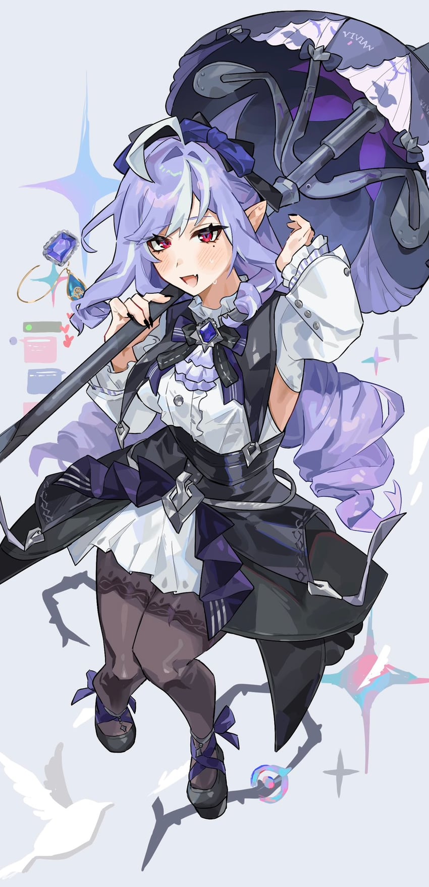 vivian banshee (zenless zone zero) drawn by umiinu_(umi_inu11)