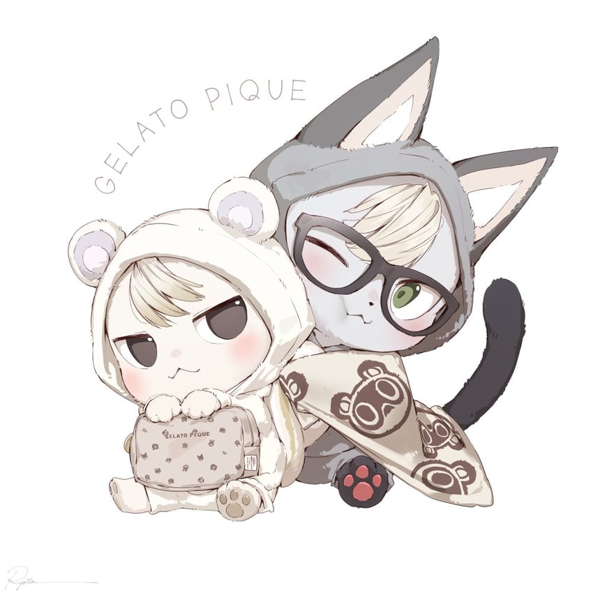 raymond, marshal, timmy, and tommy (animal crossing) drawn by ryota_(ry_o_ta)