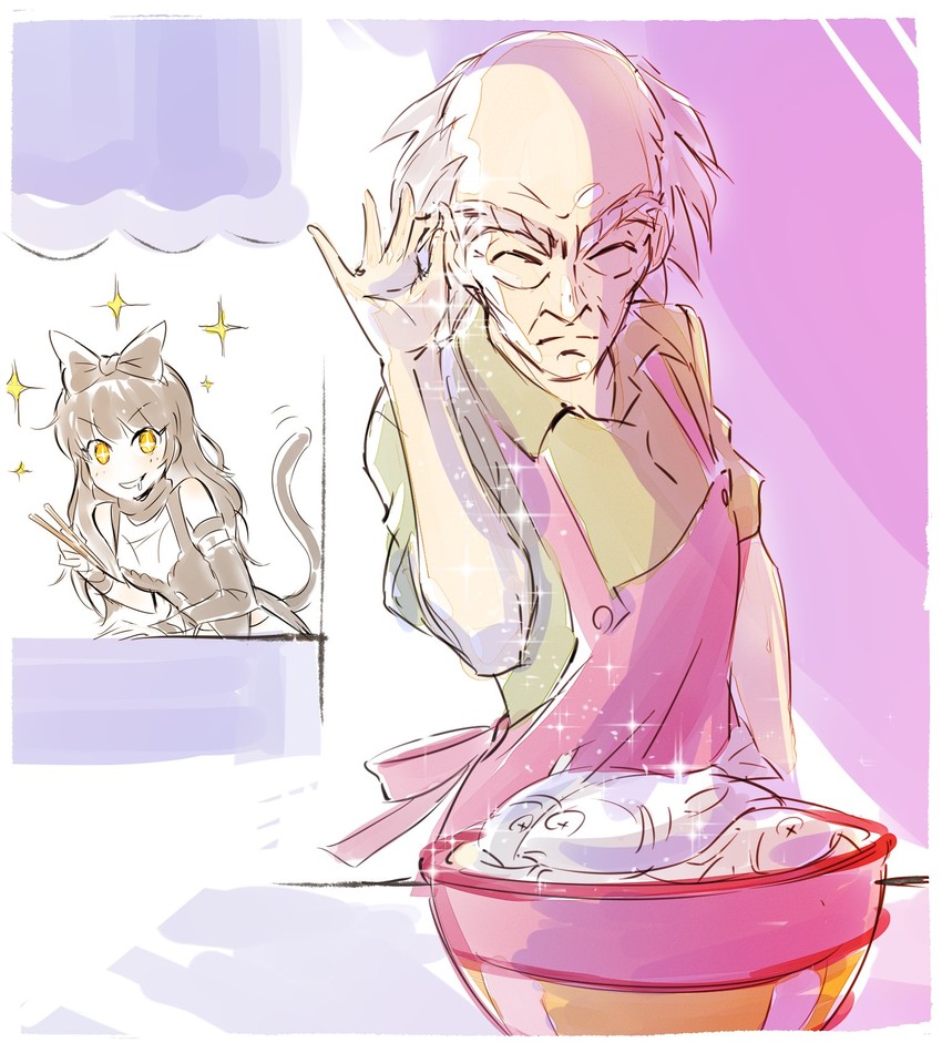 blake belladonna and shopkeeper (rwby) drawn by iesupa