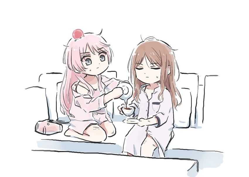 chihaya anon and nagasaki soyo (bang dream! and 1 more) drawn by lyy