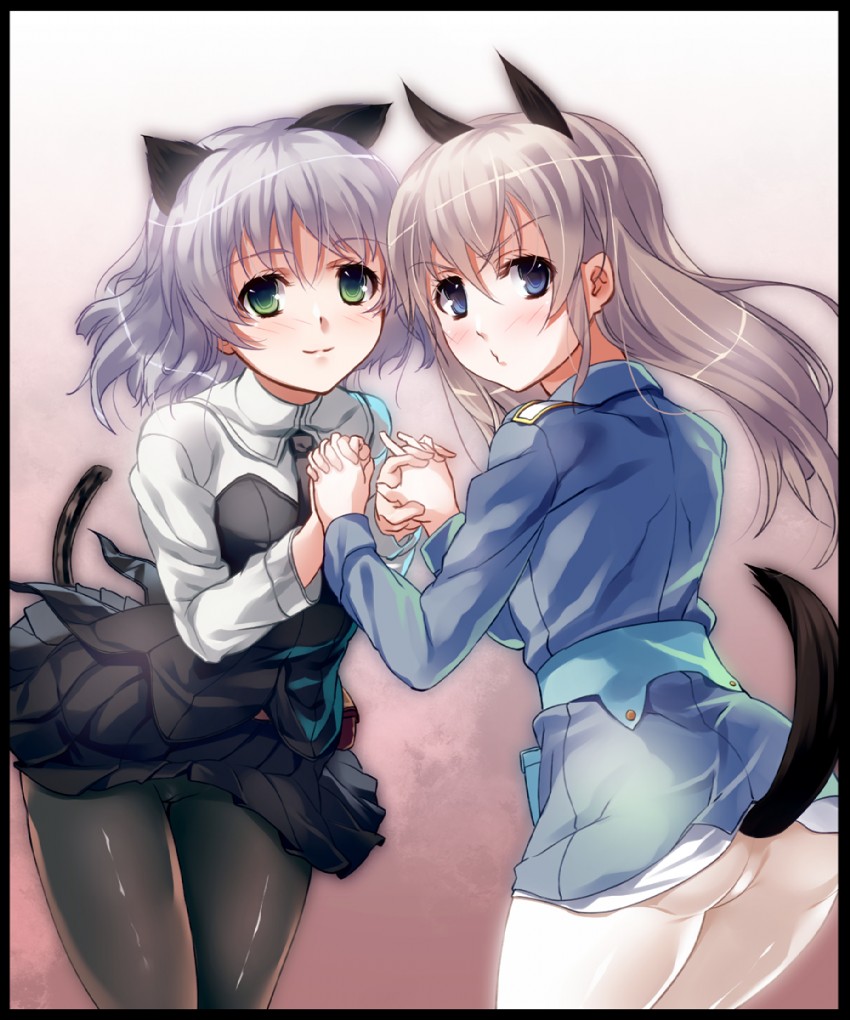 sanya v. litvyak and eila ilmatar juutilainen (world witches series and 1 more) drawn by palepale