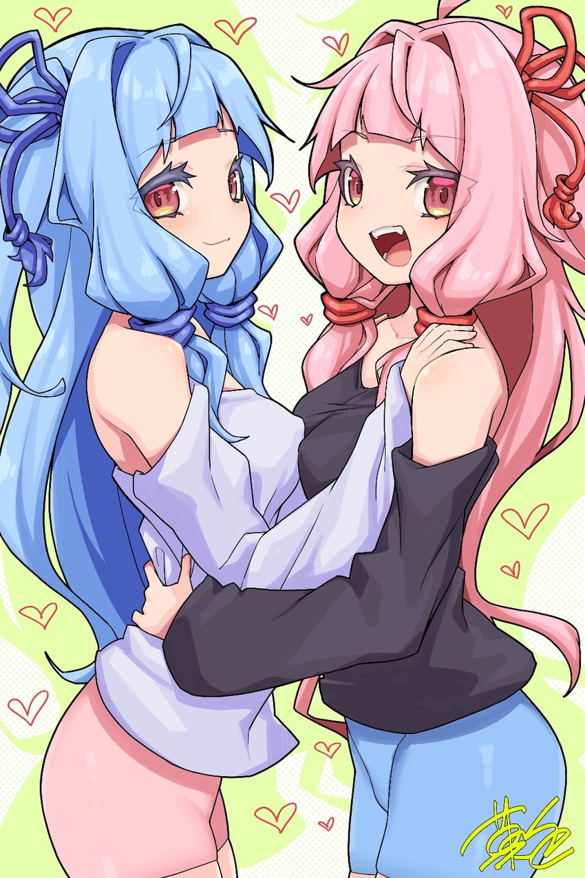 kotonoha akane and kotonoha aoi (voiceroid) drawn by kashiki_main