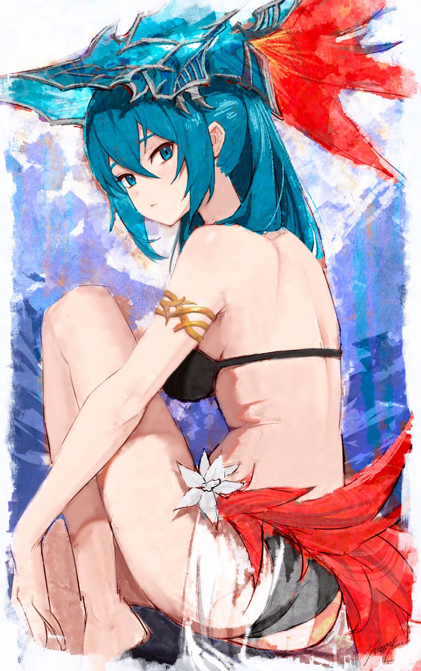 mars (granblue fantasy and 1 more) drawn by punished_pigeon