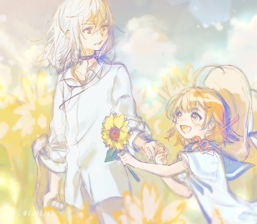 accelerator and last order (toaru majutsu no index) drawn by tautiki