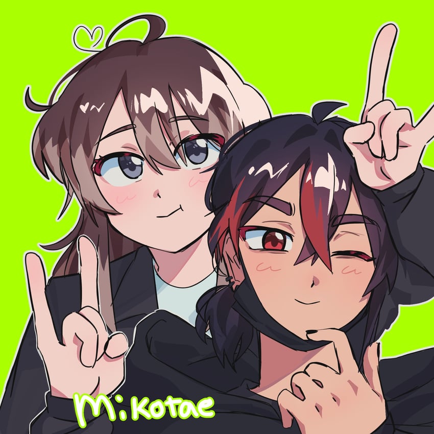 koga mitsuki, kayano mikoto, and tae (original and 2 more) drawn by tomi_(moniitoring)