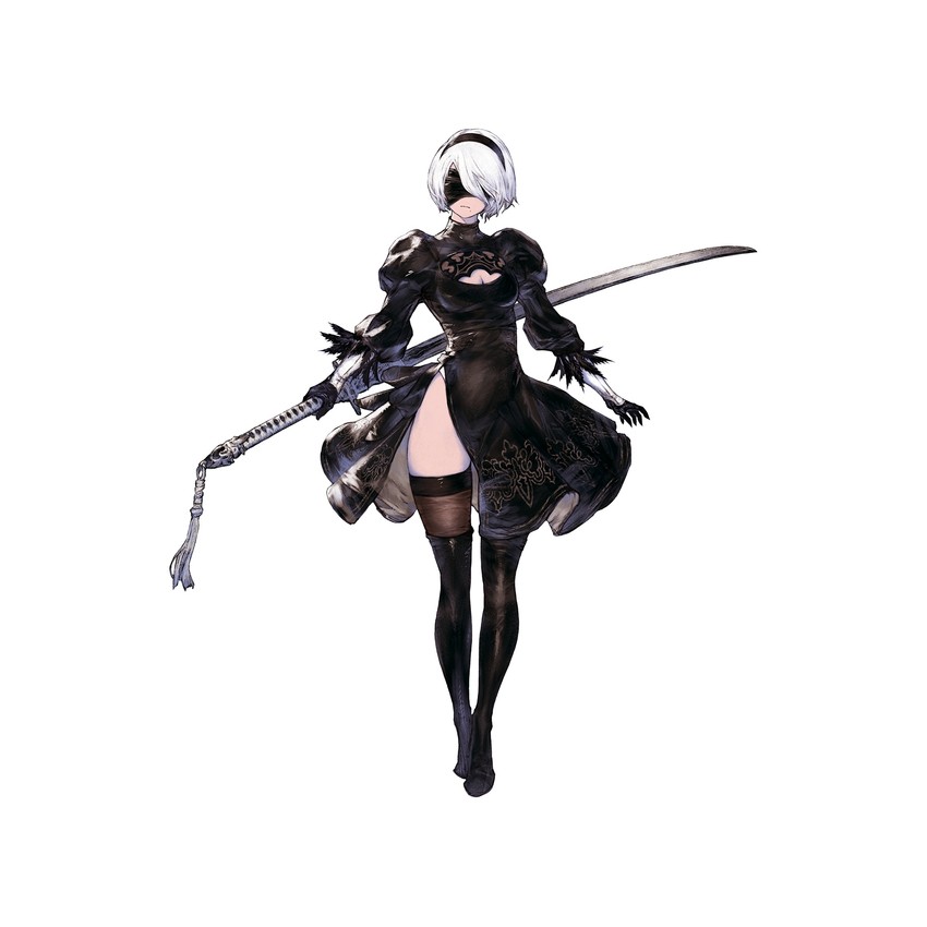 2b (nier and 2 more) drawn by yoshida_akihiko