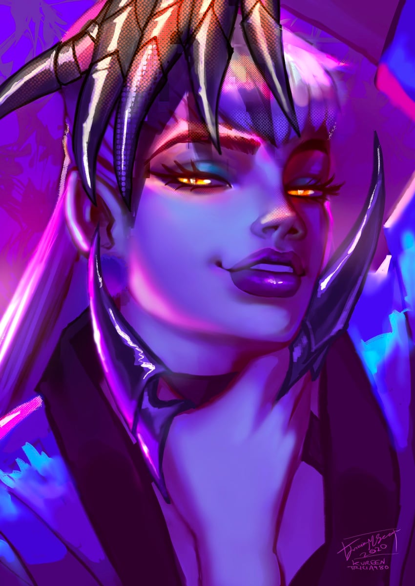 evelynn and k/da all out evelynn (league of legends) drawn by tricia980
