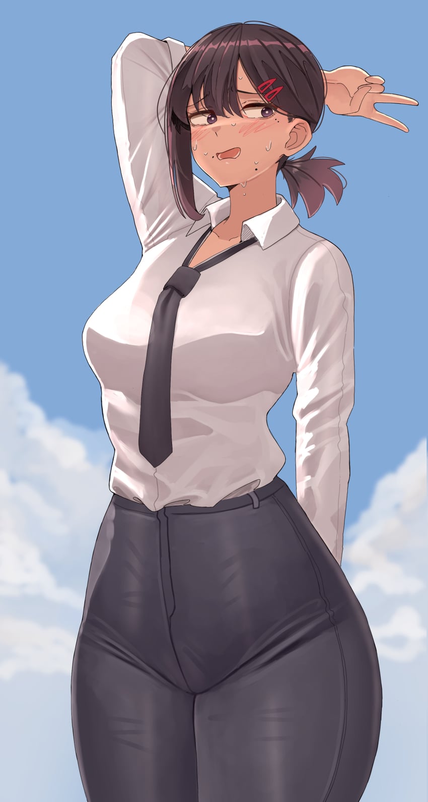 higashiyama kobeni (chainsaw man) drawn by taiko3000cc