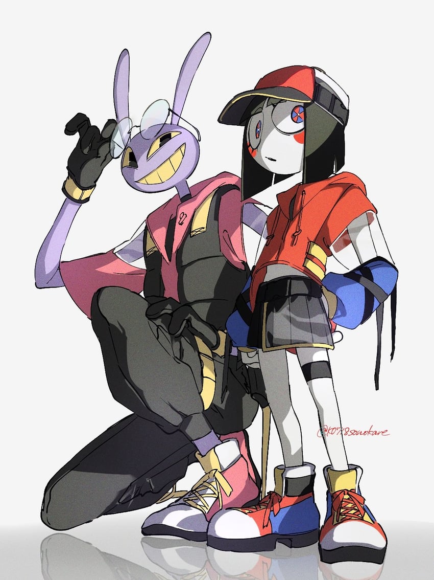 pomni and jax (the amazing digital circus) drawn by sonokare