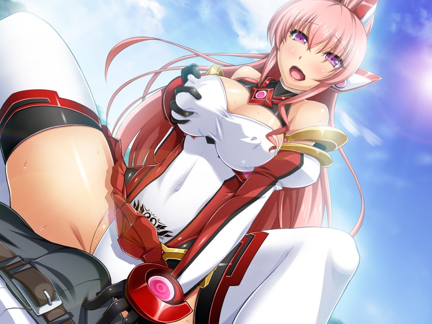 rieszverne suzette paladill and exs-tia chevalier (kouyoku senki exs-tia) drawn by hassen_(8cm)