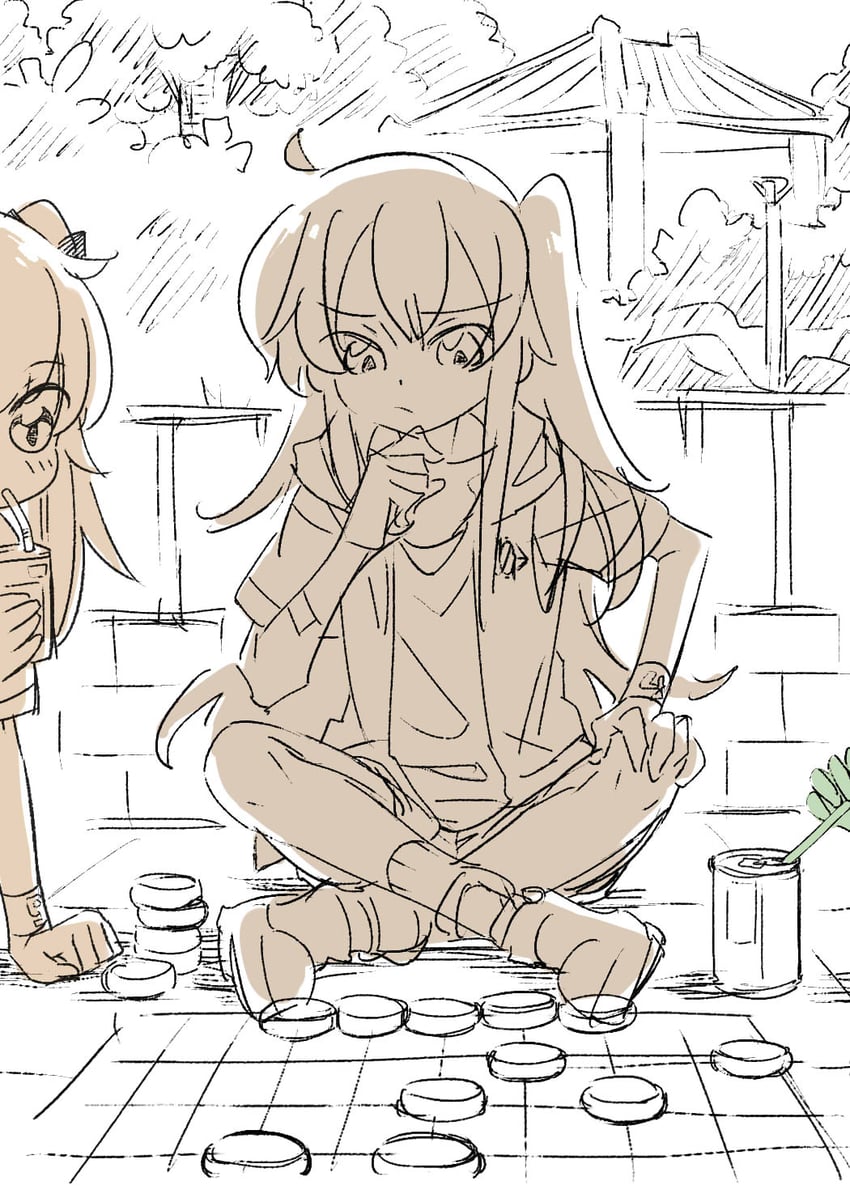 ump45 and ump9 (girls' frontline) drawn by su_xiao_jei