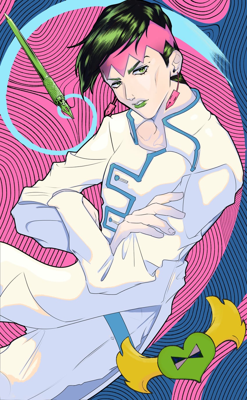 kishibe rohan (jojo no kimyou na bouken and 2 more) drawn by 338hc