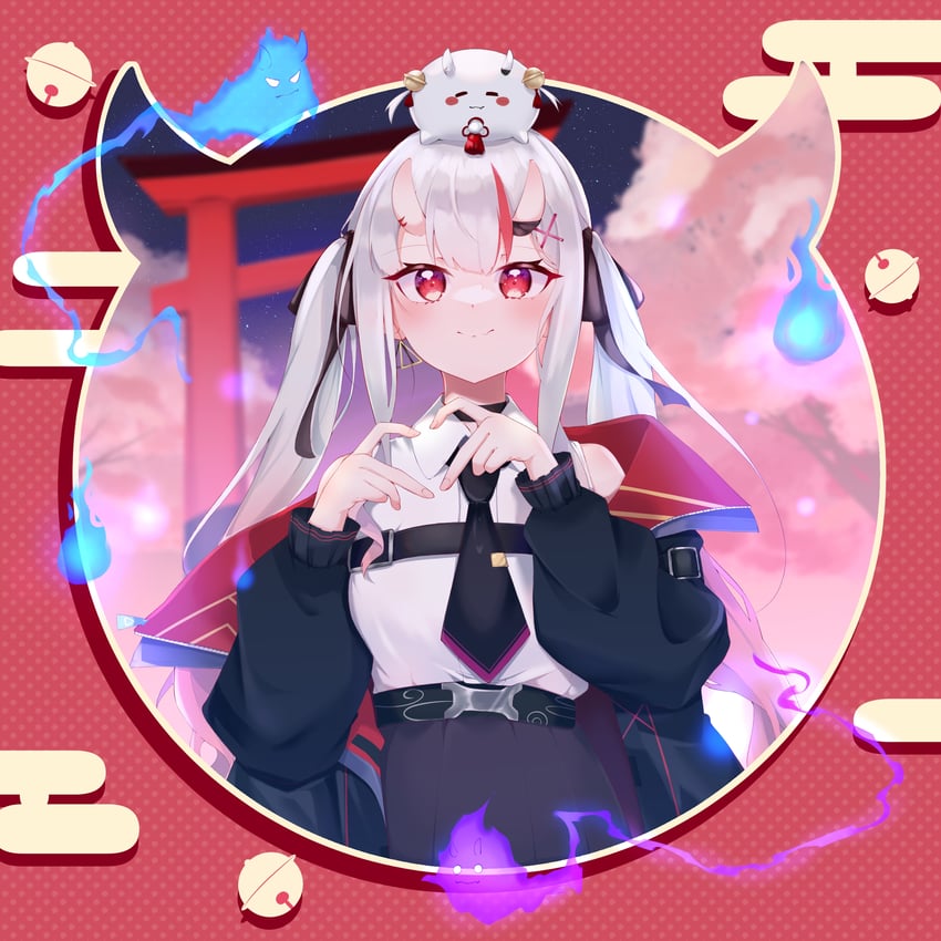 nakiri ayame, poyoyo, shiranui, and karma (hololive) drawn by yutia