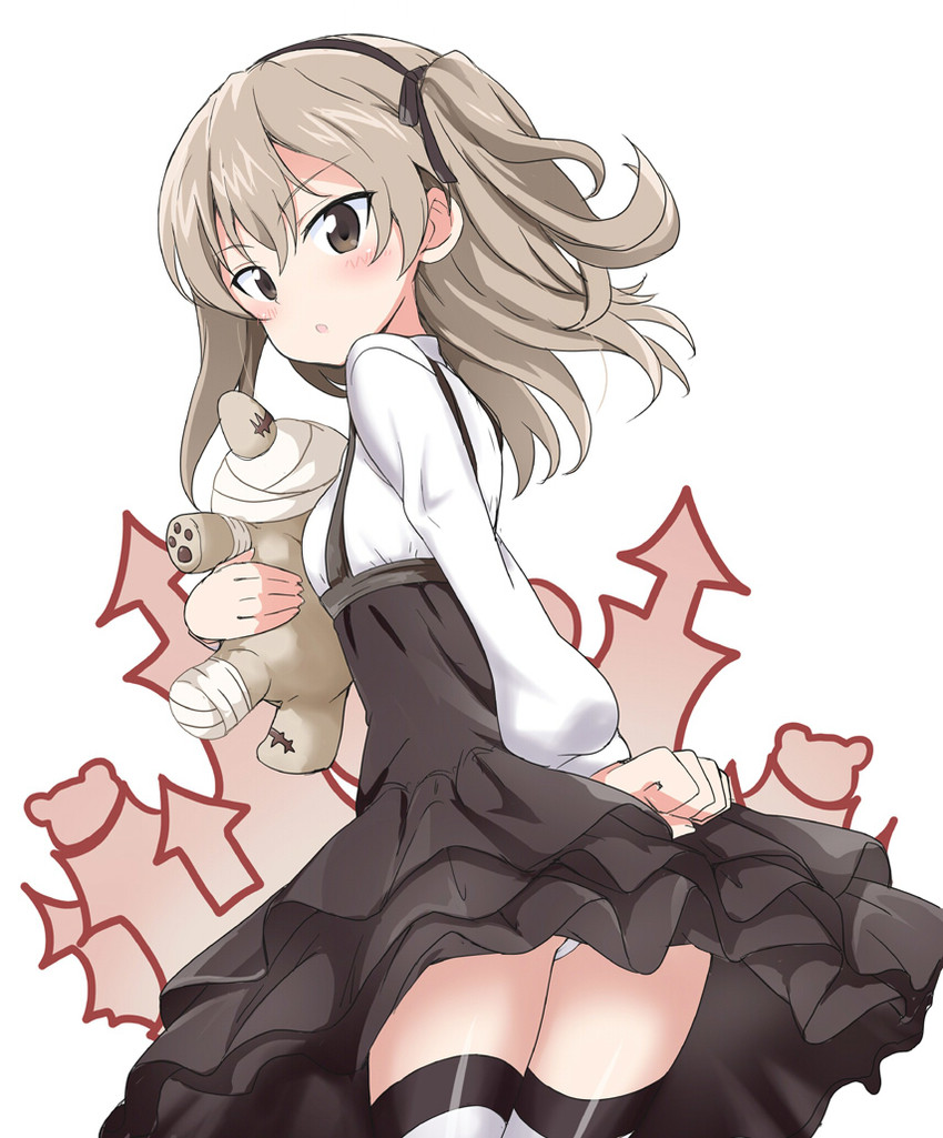 shimada arisu and boko (girls und panzer) drawn by itamochi