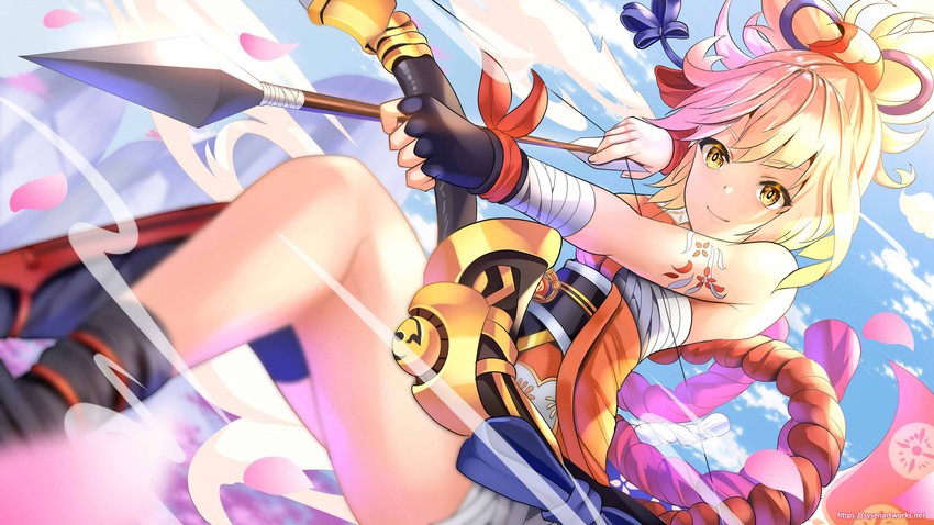 yoimiya (genshin impact) drawn by sysen