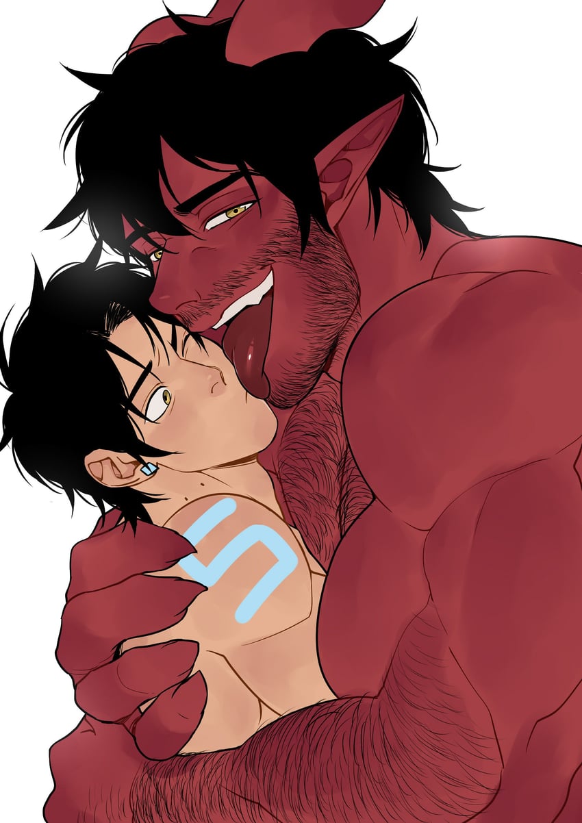 steen and dominique (the devil and s-13) drawn by suyohara