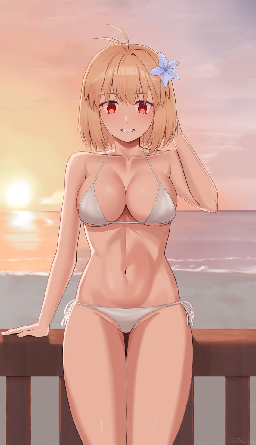arcueid brunestud (tsukihime and 1 more) drawn by meph1l