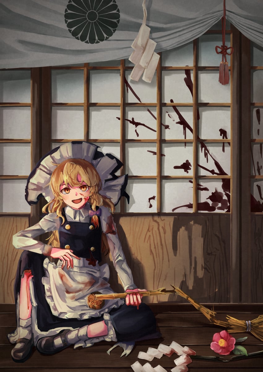 kirisame marisa (touhou) drawn by taguno