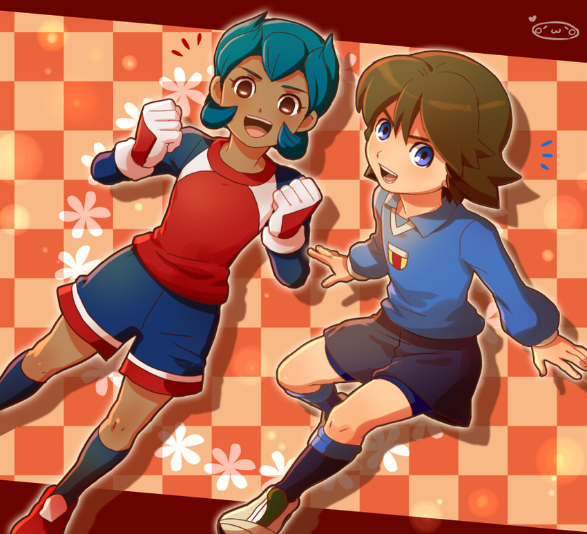 rococo urupa and fideo aldena (inazuma eleven) drawn by mizuhara_aki