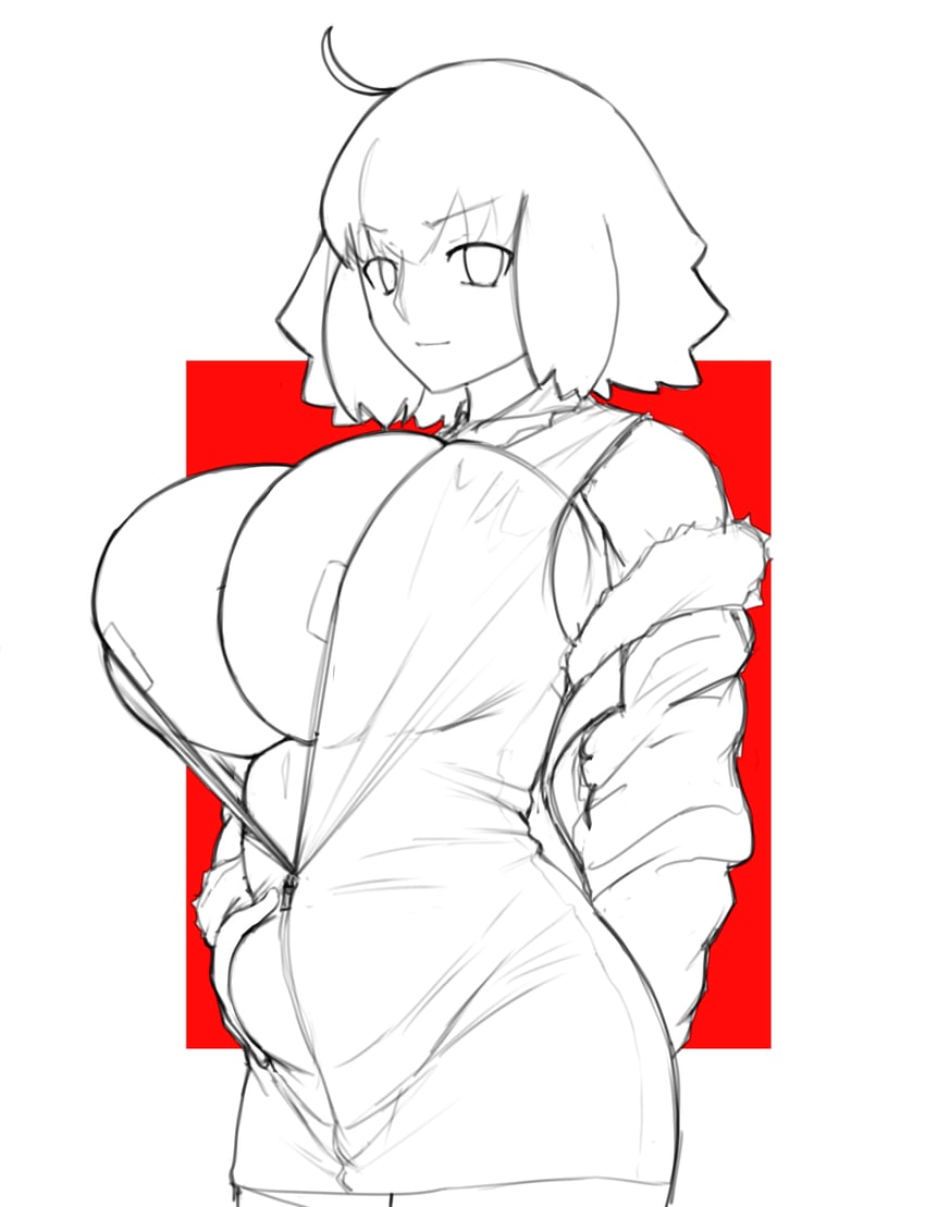 jeanne d'arc alter (fate and 1 more) drawn by massgrave_art