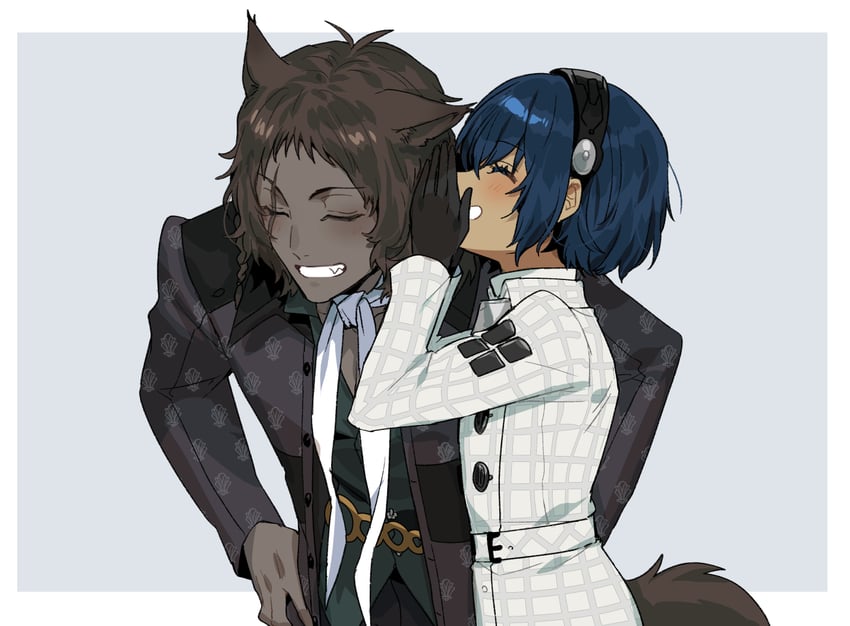 protagonist and basilio (metaphor: refantazio) drawn by mgmgdes61