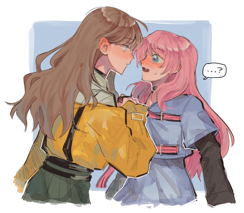 chihaya anon and nagasaki soyo (bang dream! and 1 more) drawn by yogurt_pt