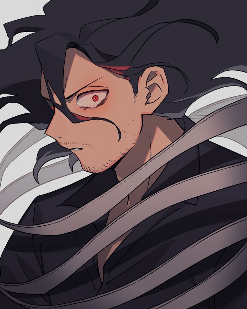 aizawa shota (boku no hero academia) drawn by mommorua
