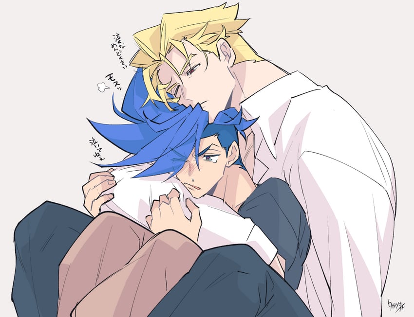 galo thymos and kray foresight (promare) drawn by takatsuki_ichi
