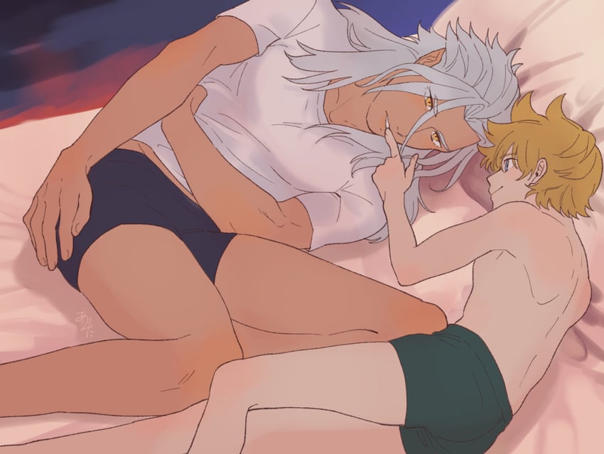 roxas and xemnas (kingdom hearts and 1 more) drawn by arinta