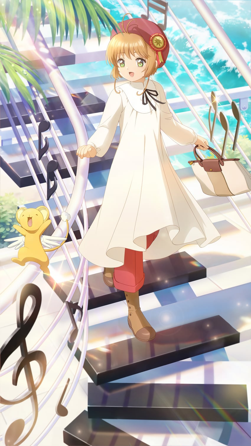 kinomoto sakura and kero (cardcaptor sakura and 1 more)