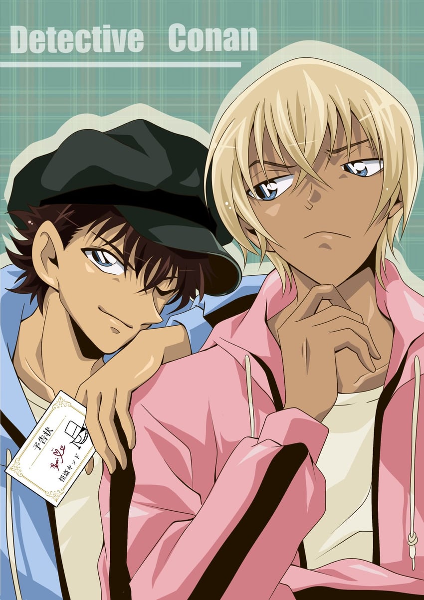 amuro tooru and kuroba kaito (meitantei conan and 1 more) drawn by paseri_(l7dgtxtsnlmfwlb)