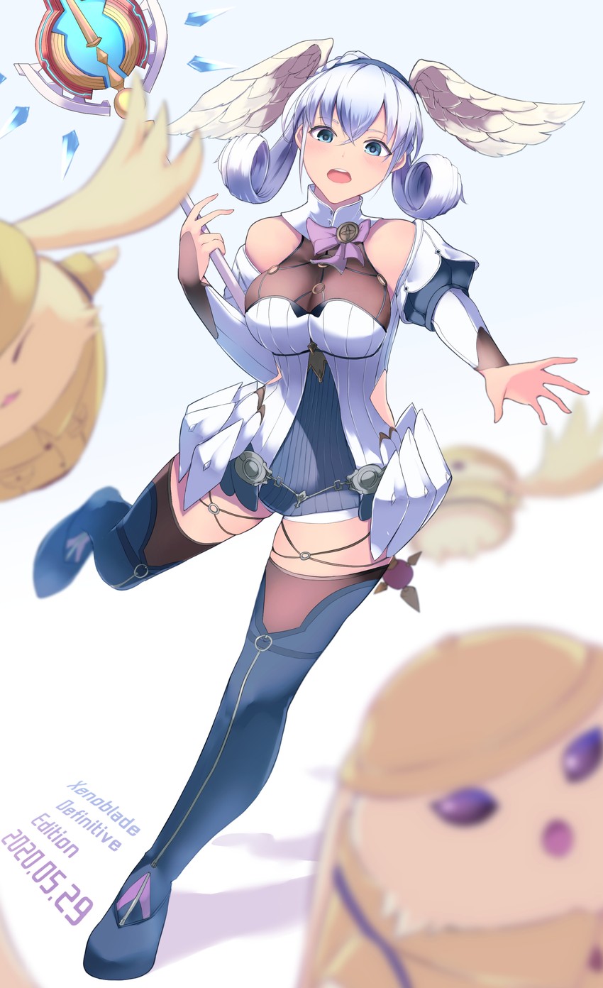 melia antiqua and ponspector (xenoblade chronicles and 2 more) drawn by yatai_(ya2taic)