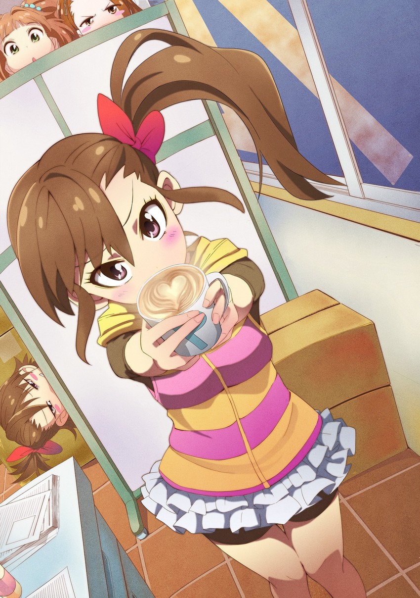 minase iori, takatsuki yayoi, futami mami, and futami ami (idolmaster) drawn by wisespeak