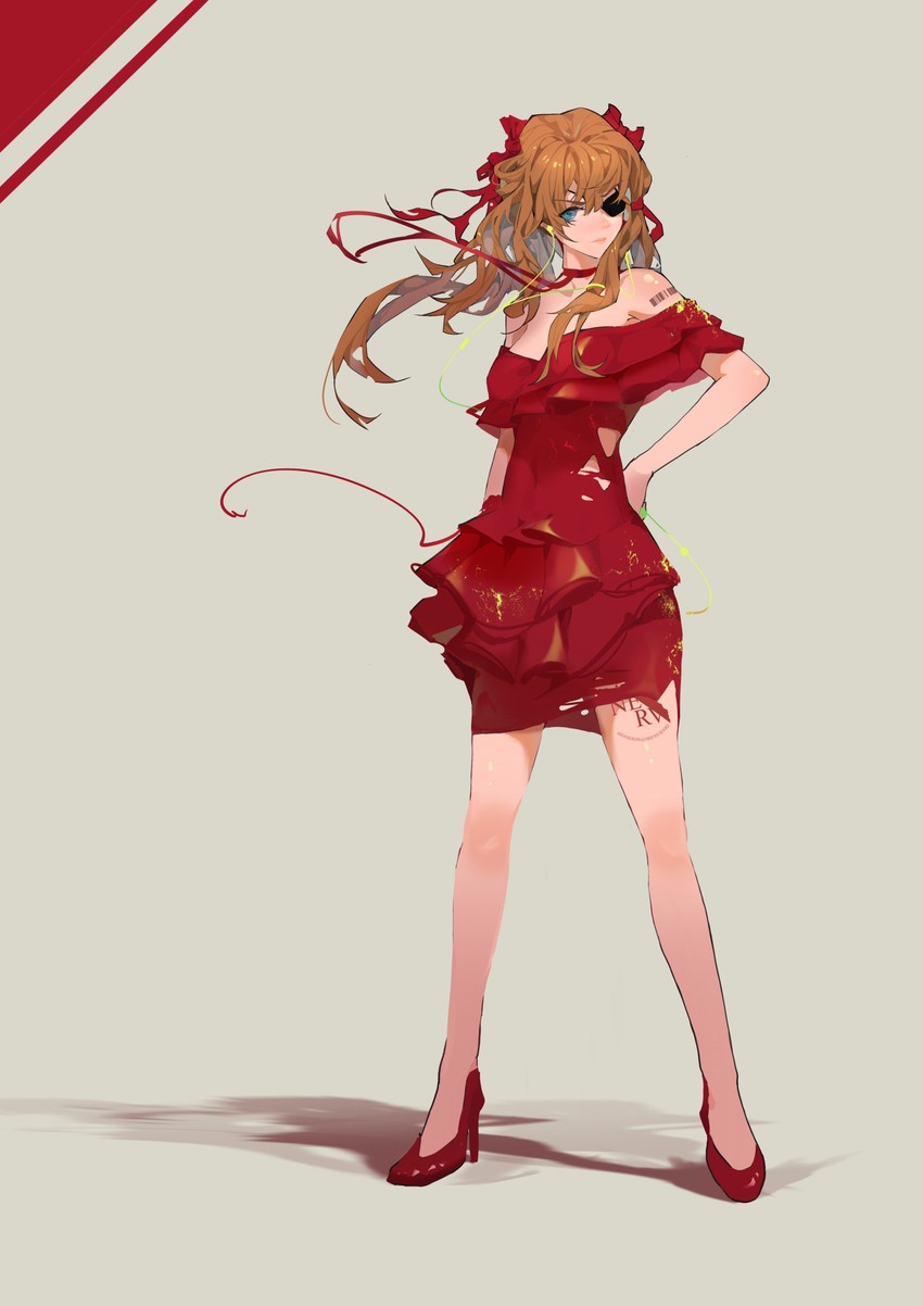 souryuu asuka langley (neon genesis evangelion and 1 more) drawn by mudined