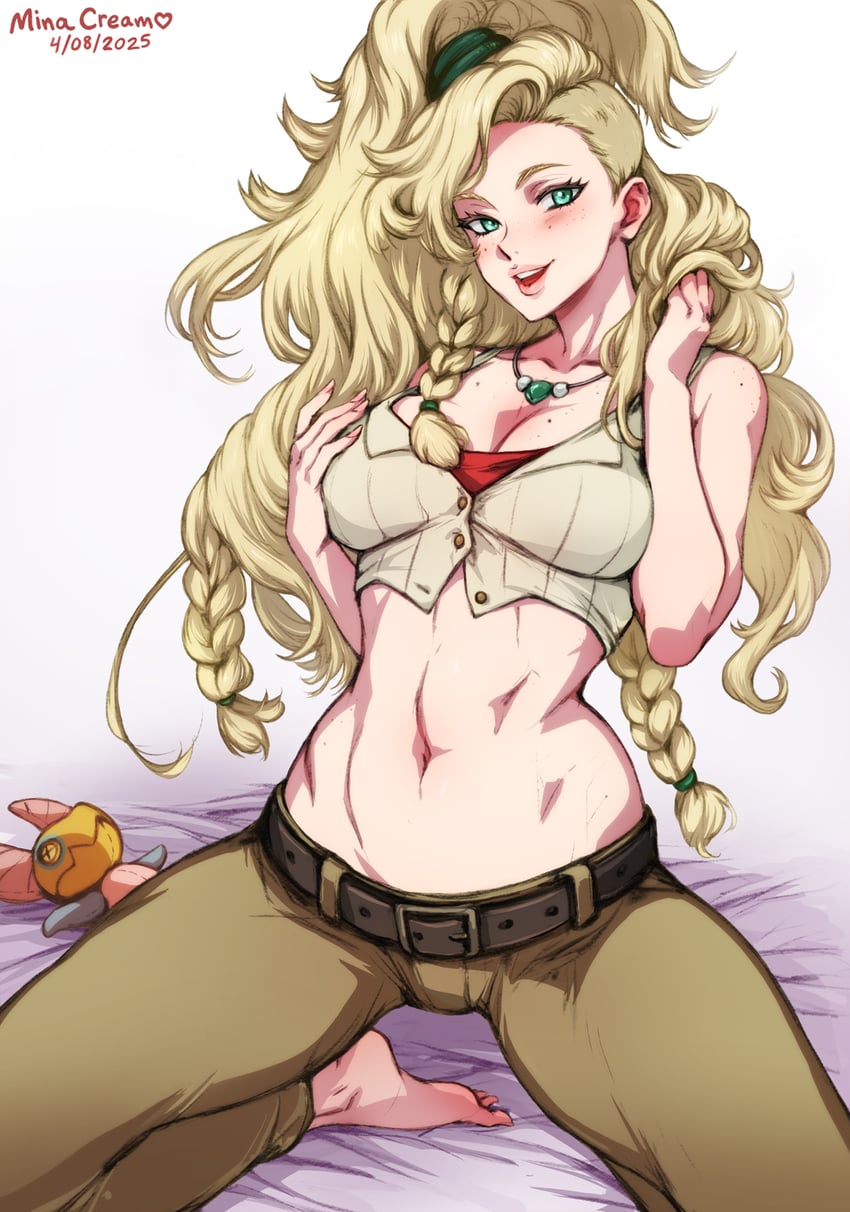 gemma (monster hunter and 1 more) drawn by mina_cream