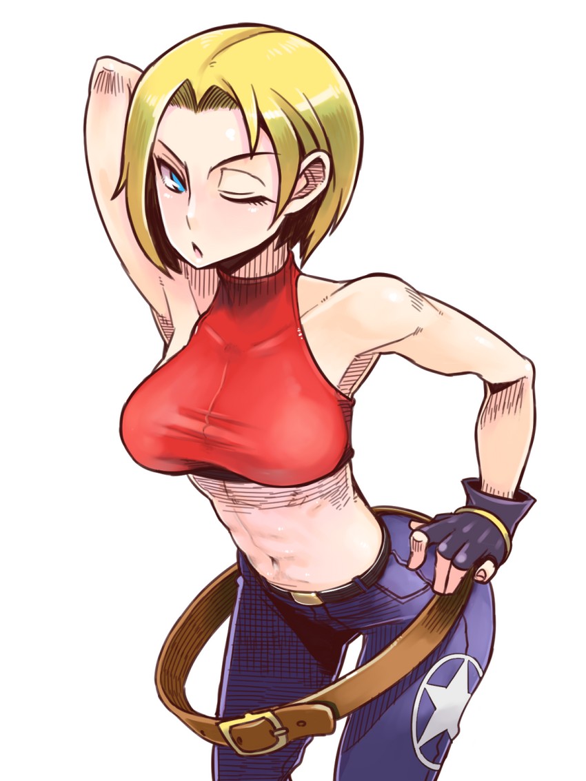 blue mary (the king of fighters and 2 more) drawn by misonou_hirokichi