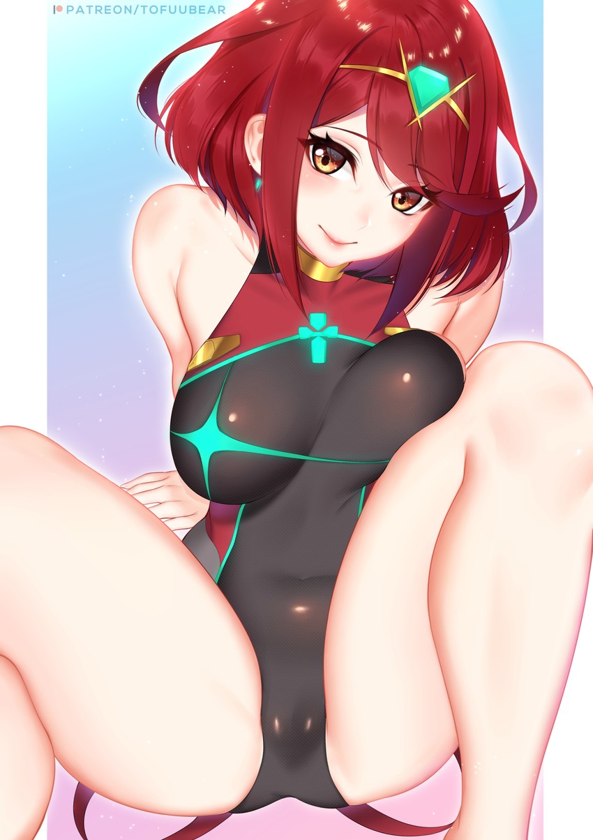 pyra (xenoblade chronicles and 1 more) drawn by tofuubear