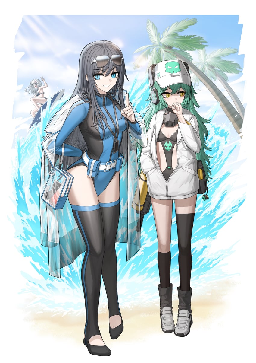 mdr, professor, kuro, antonina, and female professor (girls' frontline and 1 more) drawn by cheogtanbyeong